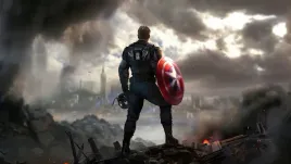 obraz-na-plotnie-canvas-poster-marvel-avengers-kapitan-ameryka-90x60-cm