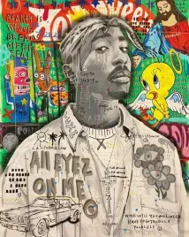 obraz-na-plotnie-canvas-tupac-2pac-vintage-retro-art-90x60-cm-3