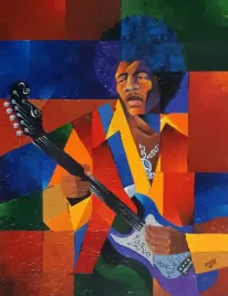 obraz-na-plotnie-canvas-gitara-art-artist-retro-vintage-90x60-cm
