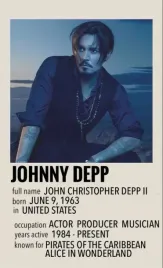 obraz-na-plotnie-canvas-johnny-depp-retro-vintage-90x60-cm
