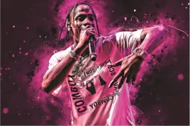 obraz-na-plotnie-canvas-poster-travis-scott-raper-obraz-90x60-cm