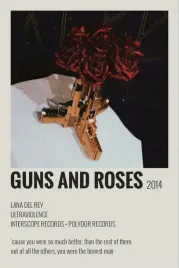 obraz-na-plotnie-canvas-guns-and-roses-retro-vintage-90x60-cm-5
