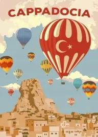 obraz-na-plotnie-canvas-kapadocja-turcja-vintage-retro-90x60-cm-2