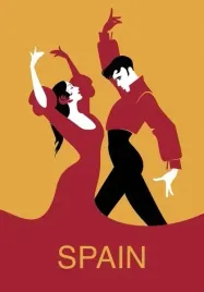 obraz-na-plotnie-canvas-tancerka-flamenco-hiszpania-vintage-90x60-3