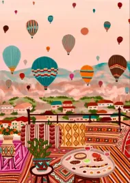 obraz-na-plotnie-canvas-kapadocja-turcja-vintage-retro-90x60-cm-3