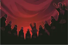 obraz-na-plotnie-canvas-obraz-naruto-akatsuki-goku-anime-manga-90x60-cm