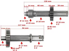 walek-sprzegla-atv-110-z-mechanizmem-zawodowym-stal-wysokiej-jakosci
