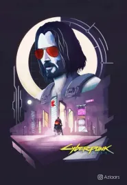 obraz-na-plotnie-canvas-cyberpunk-2077-vintage-retro-obraz-90x60-cm-3