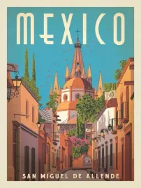 obraz-na-plotnie-canvas-meksyk-mexico-obraz-retro-vintage-90x60