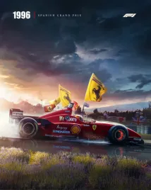 obraz-na-plotnie-canvas-michael-schumacher-ferrari-formula-1-90x60