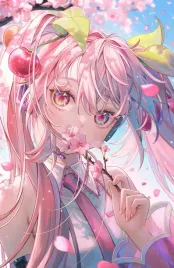 obraz-na-plotnie-canvas-vocaloid-hatsune-miku-sakura-anime-90x60-9