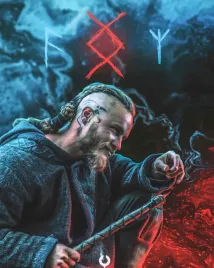obraz-na-plotnie-canvas-wikingowie-ragnar-lothbrok-obraz-90x60-cm