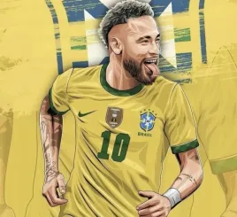 obraz-na-plotnie-canvas-neymar-jr-psg-vintage-retro-91x61-cm