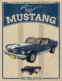 obraz-na-plotnie-canvas-ford-mustang-auto-vintage-retro-91x61-cm