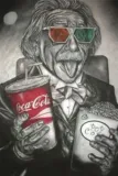 obraz-na-plotnie-canvas-albert-einstein-kino-popcorn-cola-90x60-cm