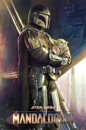 obraz-na-plotnie-canvas-star-wars-mandalorian-clan-of-two-61x915cm