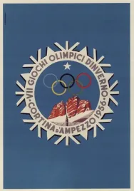obraz-na-plotnie-canvas-vintage-zimowe-igrzyska-olimpijskie-61x915