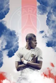 obraz-na-plotnie-canvas-kylian-mbappe-psg-paris-saint-germain-90x60