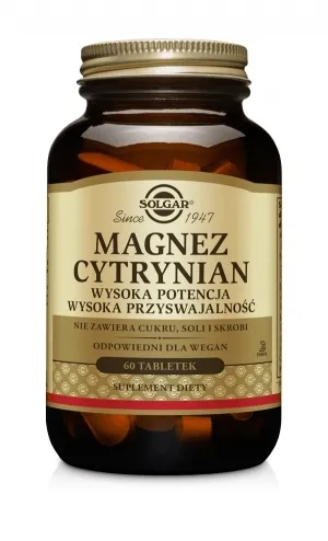 solgar-magnez-cytrynian-60-tabletek