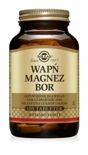 solgar-wapn-magnez-bor-100-tabletek