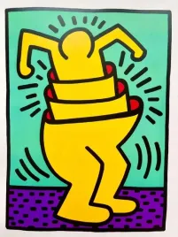 obraz-na-plotnie-canvas-keith-haring-art-poster-sztuka-obraz-61x915-cm-2