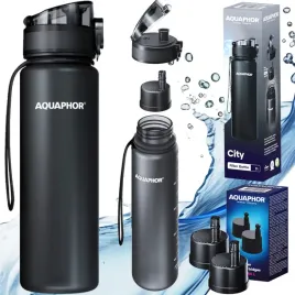 butelka-filtrujaca-czarna-1l-3x-filtr-do-wody-zestaw-aquaphor-city