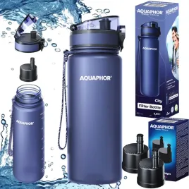butelka-filtrujaca-wode-granatowa-aquaphor-city-065-l-3-filtry-do-wody