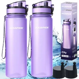zestaw-aquaphor-city-butelka-filtrujaca-bidon-na-wode-lawendowa-05l-2-szt