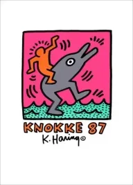 obraz-na-plotnie-canvas-keith-haring-art-poster-sztuka-61x915-cm-17
