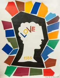 obraz-na-plotnie-canvas-yves-saint-laurent-love-1985-sztuka-61x915-cm