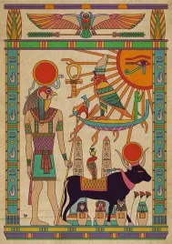 obraz-na-plotnie-canvas-egipt-egypt-art-sztuka-vintage-obraz-61x915-cm