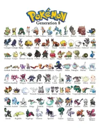 pokemon-go-wszystkie-pokemony-generacja-8-obraz-na-plotnie-canvas-60x90-cm