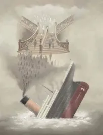 obraz-na-plotnie-canvas-unikatowy-obraz-titanic-retro-ozdoba-60x40
