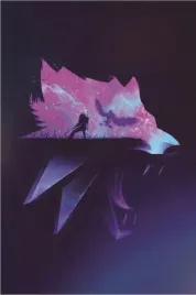 obraz-na-plotnie-canvas-wiedzmin-the-witcher-3-wild-netflix-60x90