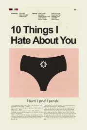 obraz-na-plotnie-canvas-10-things-i-hate-about-you-vintage-retro-60x90-cm