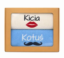 prezent-2x-komplet-recznikow-50x100-dla-niej-i-niego-z-haftem-kicia-kotus