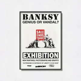 obraz-na-plotnie-canvas-banksy-art-poster-50x70-cm