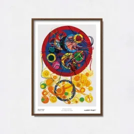 obraz-na-plotnie-canvas-atsuko-tanaka-exhibition-poster-50x70-cm