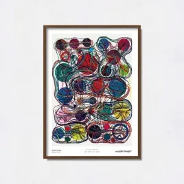 obraz-na-plotnie-canvas-atsuko-tanaka-exhibition-poster-50x70-cm