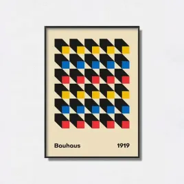 obraz-na-plotnie-canvas-bauhaus-art-exhibition-poster-50x70-cm