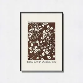 obraz-na-plotnie-canvas-bijutsu-sekai-exhibition-poster-50x70-cm