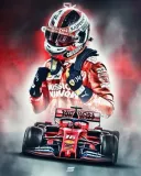 obraz-na-plotnie-canvas-na-plotnie-charles-leclerc-ferrari-40x30-cm