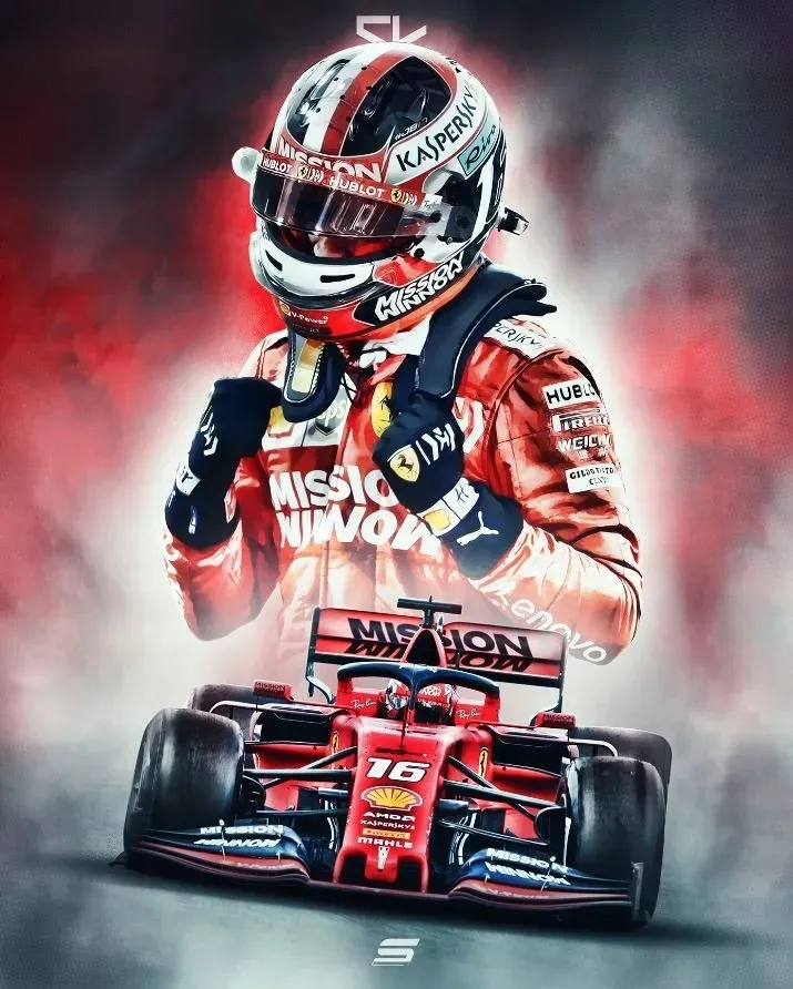 obraz-na-plotnie-canvas-na-plotnie-charles-leclerc-ferrari-40x30-cm
