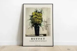 obraz-na-plotnie-canvas-bernard-buffet-exhibition-poster-50x70-cm