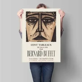 obraz-na-plotnie-canvas-bernard-buffet-exhibition-poster-50x70-cm