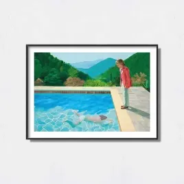 obraz-na-plotnie-canvas-david-hockney-art-poster-50x70-cm