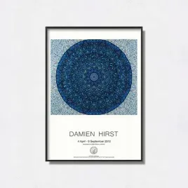 obraz-na-plotnie-canvas-damien-hirst-exhibition-poster-50x70-cm