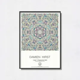 obraz-na-plotnie-canvas-damien-hirst-exhibition-poster-50x70-cm