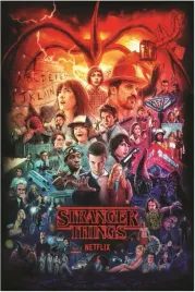 obraz-na-plotnie-canvas-poster-stranger-things-serial-90x60cm