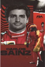 obraz-na-plotnie-canvas-obraz-carlos-sainz-f1-formula-1-ferrari-90x60-cm